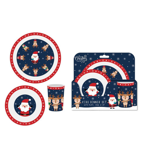 Santa & Friends Kids Dinner Set