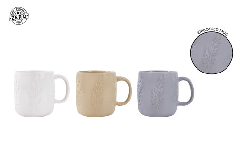 Embossed Foliage Mug (380ml)