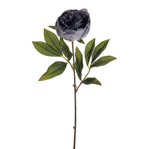 Light Grey Amelia Peony Stem (63cm)