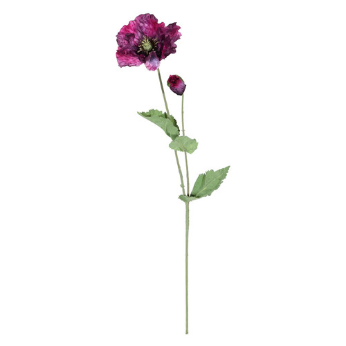 Purple Poppy Spray (73cm)