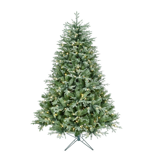 Mont Blanc Lightly Frosted & Glitter Pre Lit Christmas Tree (9ft)