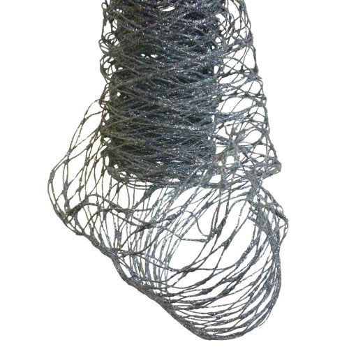 Silver Mesh Ribbon Roll (180cm)