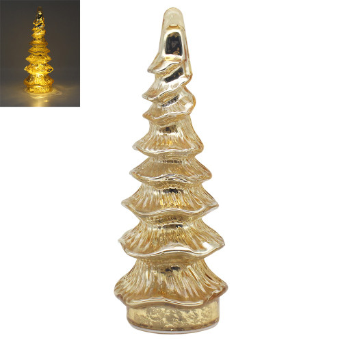 Gold Christmas Tree LED (34cm)
