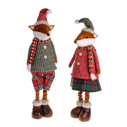 Mr/Mrs Foxes Extendable Figure (Assorted)
