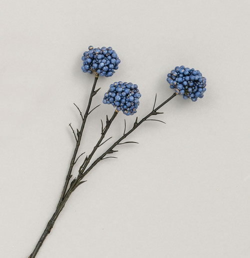 Blue Berry Cluster Spray Blue (45cm)