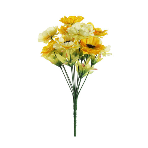 Pembroke Yellow Anemones Mixed Bush (12 Stems)