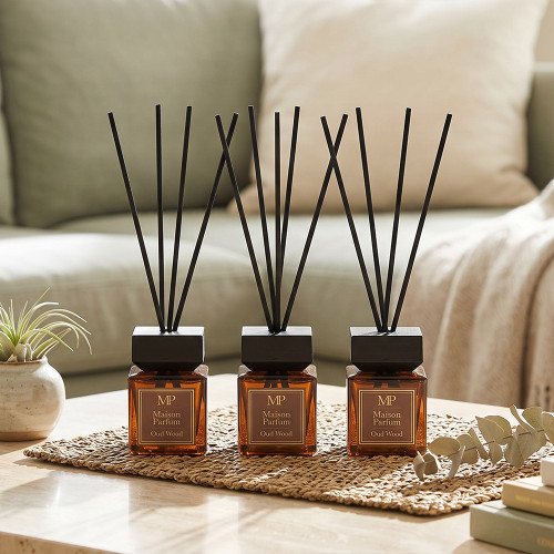 Oud Wood Reed Diffuser Set (3 x 50ml)