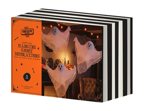 Halloween Hanging Ghost Decor 3pk