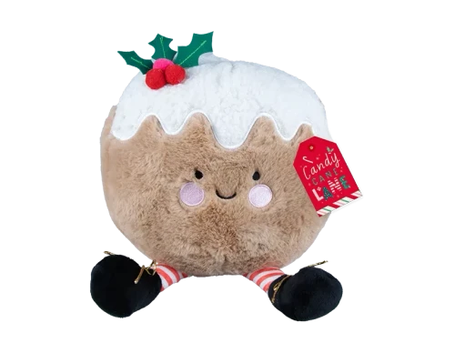 Christmas Pudding Plush Door Stop (23.5cm)