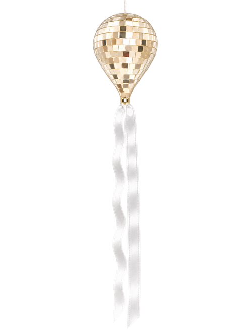 Champagne Mirror Balloon Bauble (8.5cm)