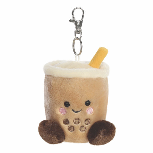 Palm Pals Milky Tea Boba Clip-On (4 Inch)