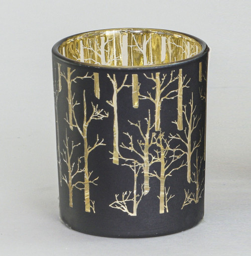 Black Glass Tree Pattern C/H (8cm)