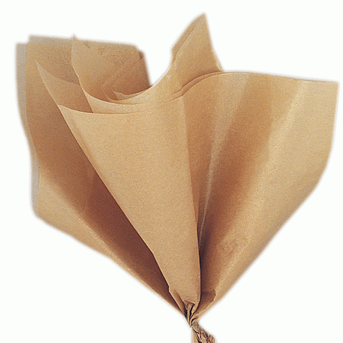 Metallic Gold Tissue Paper 5pcs - Discontinued