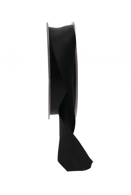 Black Satin Ribbon 25mm 