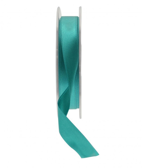 Teal Green Satin Ribbon 15mm 