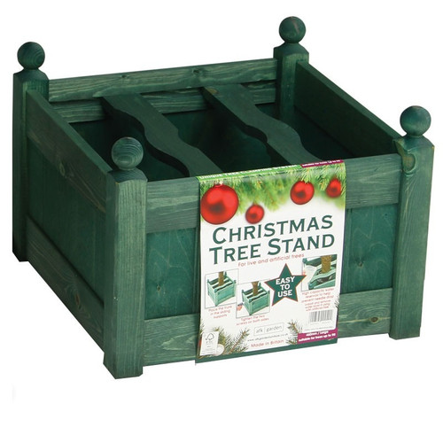 AFK Large Christmas Tree Stand - Green Stain