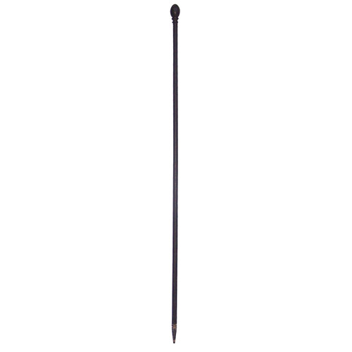 Park Lane / Classic Finial / Mini Kensington Fence Post, Black. 96cm