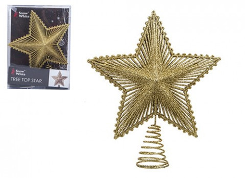 Luxury Gold Star Tree Topper