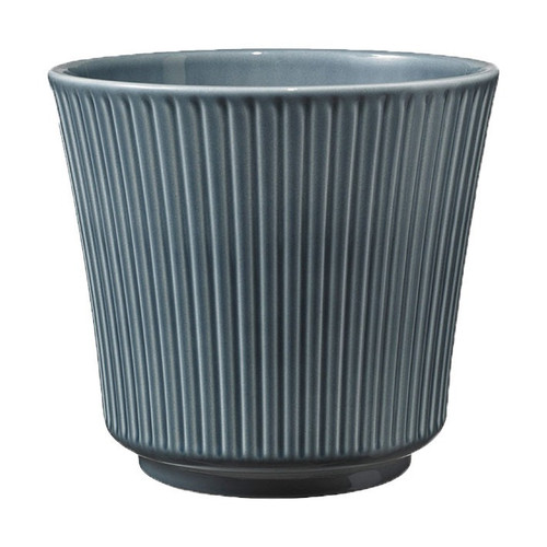 Blue Grey Delphi Ceramic Pot (20cm)