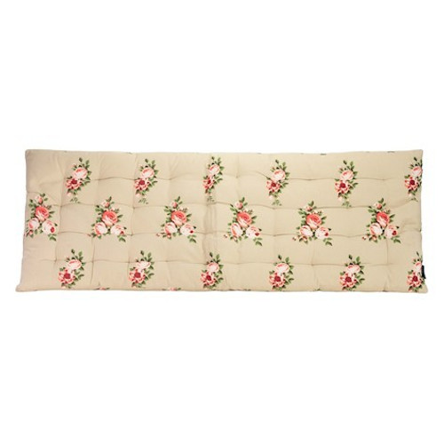 Floral Rose Bench Cushion (2 Seater)