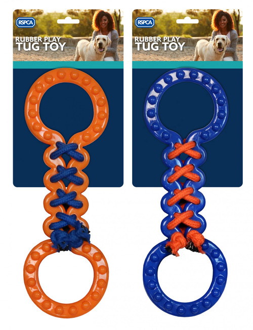 RSPCA Rubber And Rope Toy - Discontinued