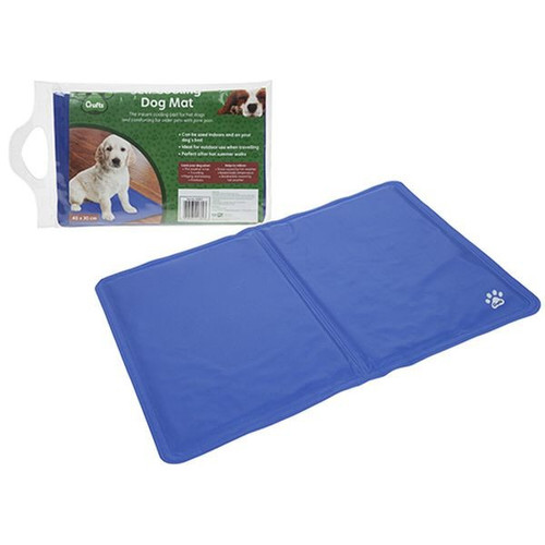 Crufts Pet Cooling Mat In Pvc  Bag With Carry Handle + Colour Label - Discontinued