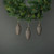 Luna Glass Pine Cone Bauble Pewter & Gold (Set of 4) Luna Glass Pine Cone Bauble Pewter & Gold (Set of 4)