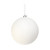 White Glitter Shatterproof Bauble (x1) (20cm)