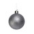 Pewter Glitter Shatterproof Bauble (x1) (20cm)