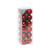 Burgundy Shatterproof Baubles (3cm) (24 pieces)
