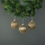 Titania 8cm Glass Bauble Gold  (Set of 4)