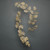 Gold Glitter Leaf Garland (150cm) Gold Glitter Leaf Garland (150cm)