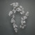 Silver Glitter Leaf Garland (150cm) Silver Glitter Leaf Garland (150cm)