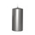 Silver Pillar Candle 10cm