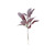 Small Burgundy Glitter Flocked lambs Ear Stem Small Burgundy Glitter Flocked lambs Ear Stem