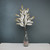 Gold Glitter Bay Leaf Spray 