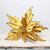 Large Gold Poinsettia Pick Large Gold Poinsettia Pick