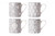 Assorted Grey Art Deco Mugs 