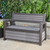 Keter Hudson 227L Storage Bench (Anthracite)