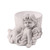 Grey Wash Ceramic Cherub Pot (17cm)