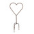 Small Metal Heart Stake (67cm) Small Metal Heart Stake (67cm)