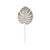 Champagne Glitter Monstera Leaf (Medium)