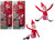 12 Inch Bendable Christmas Elf Figure With Vinyl Head On Card (Assorted Designs)
