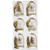 Gold Christmas Shaker Stickers  (Assorted Designs) Gold Christmas Shaker Stickers  (Assorted Designs)