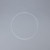 White Flower Hoop (50cm)