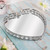 Silver Heart Tray (30cm)