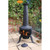 Gardeco Tia Steel Chimenea - Black