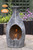 Charcoal Grey Botella Chimenea (Medium)