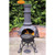 Toledo Cast Iron Black Chimenea (Extra Large)