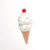 Ice-Cream Cone ORN Brown (4.5inch)